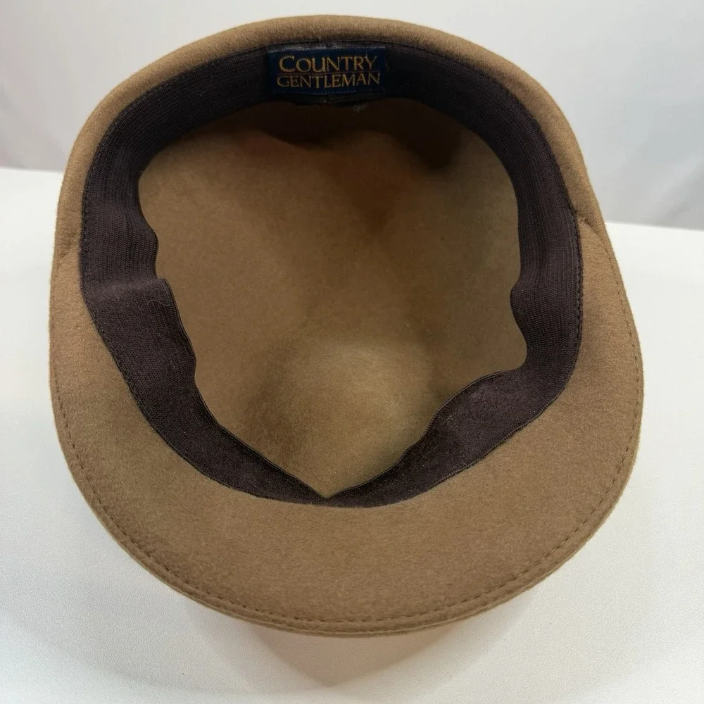 Country Gentleman Beret Hat Wool Camel